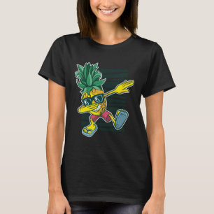 Dabbing Pineapple Sunglasses Aloha Beaches Hawaii  T-Shirt