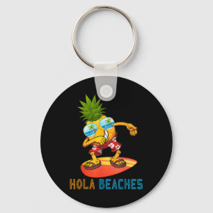 Dabbing Pineapple Sungles - Summer Hola Beaches Key Ring