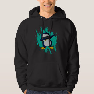 Dabbing Pinguin Dab Cold Ice Funny Gift Idea Cool Hoodie