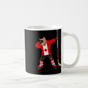 Dabbing Pitbull Canada Ice Hockey Lover Jersey Win Coffee Mug