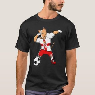 Dabbing Pitbull Northern Ireland Soccer Fans Jerse T-Shirt