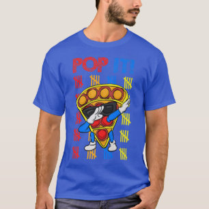 Dabbing Pizza Fidget Toy Lover 100 Days of School T-Shirt
