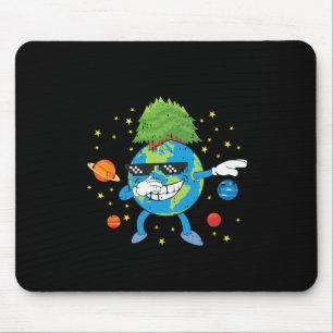 Dabbing Planet Earth Day Funny Environmental Natur Mouse Pad