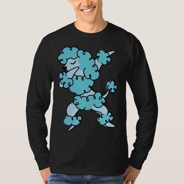 Dabbing Poodle     T-Shirt (Front)