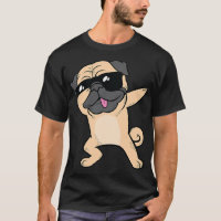 Dabbing Pug Dab Dance Kid Youth Boys Girls Adult M