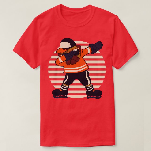 Dabbing Pug Dog T-Shirt (Design Front)