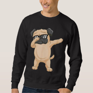 Dabbing Pug Pug Sunglasses Dab Dance Classic T-Shi Sweatshirt
