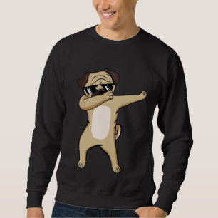 Dabbing Pug Shirt, Pug Gifts, Pug Puppy lovers, Da Sweatshirt