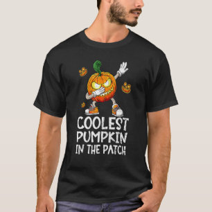 Dabbing Pumpkin Coolest Pumpkin In The Patch Hallo T-Shirt