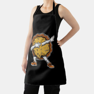 Dabbing Pumpkin Pie Thanksgiving Day  Apron