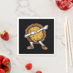 Dabbing Pumpkin Pie Thanksgiving Day  Napkin