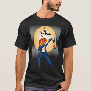 Dabbing Pumpkin  Pumpkin Dance Halloween Pumpkin T-Shirt