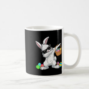Dabbing Rabbit Easter Day Eggs Bysket Boys Kids Ea Coffee Mug