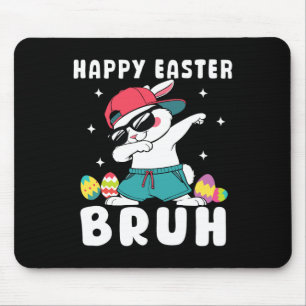 Dabbing Rabbit Easter Day Eggs Dab Boys Girls Kid  Mouse Pad