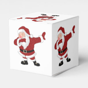 Dabbing Red Santa Claus Fun Holiday XMAS Humour Favour Box