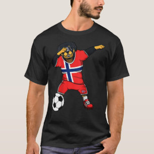 Dabbing Rottweiler Norway Soccer Fans T-Shirt