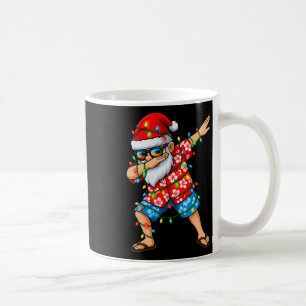 Dabbing Santa Christmas In July Boys Men Hawaiian Coffee Mug