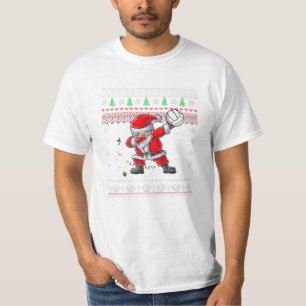 Dabbing Santa Christmas Volleyball T-Shirt