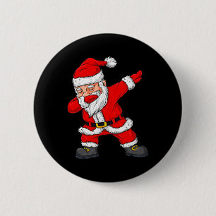 Dabbing Santa Claus Christmas Boys Girls Kids Dab 6 Cm Round Badge
