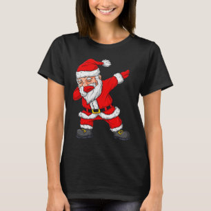Dabbing Santa Claus Christmas Boys Girls Kids Dab T-Shirt