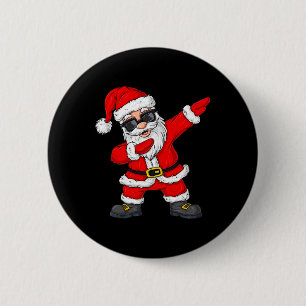 Dabbing Santa Claus Christmas Dab Boys Girls Kids 6 Cm Round Badge