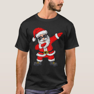 Dabbing Santa Claus Christmas Dab Boys Girls Kids T-Shirt