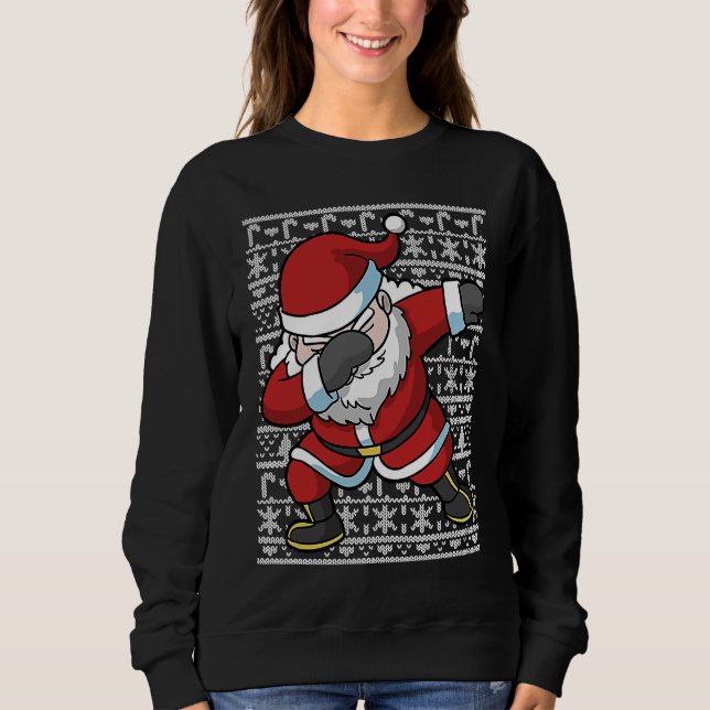 Dabbing Santa Claus Christmas Dab Men Women Boys K Sweatshirt (Front)