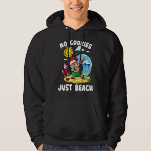 Dabbing Santa Claus Christmas In July Xmas Beach V Hoodie