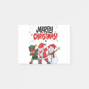 Dabbing Santa Claus Christmas Xmas Family Matching Post-it Notes