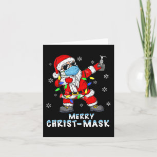 Dabbing Santa Claus Merry Christmas Xmas Fun Dab Card