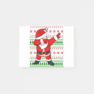 Dabbing Santa Claus Ugly Sweater Christmas Post-it Notes