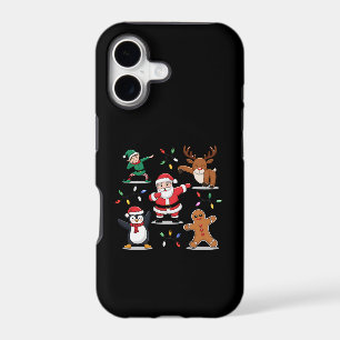 Dabbing Santa Elf Friends Christmas Xmas Dab