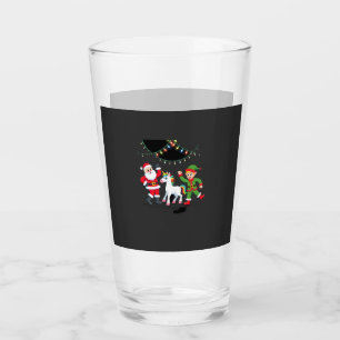 Dabbing Santa Elf Unicorn Christmas Kids Boys Men  Glass