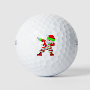 Dabbing Santa For Boys Girls Christmas Tree Lights Golf Balls