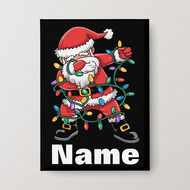 Dabbing Santa Funny Personalised Christmas Gift (Front)