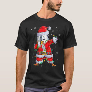 Dabbing Santa Penguin Merry Christmas Kids Girl Wo T-Shirt