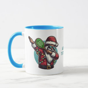 Dabbing Santa Pickleballer Christmas tee Sports Mug