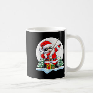 Dabbing Santa Sungles Playing Billiard Christmas P Coffee Mug