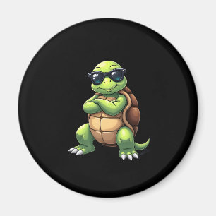 Dabbing Sea Turtle Animal Lover Save The Turtles ( Magnet