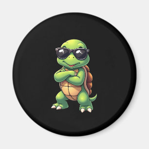 Dabbing Sea Turtle Animal Lover Save The Turtles ( Magnet