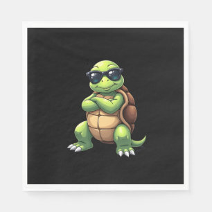 Dabbing Sea Turtle Animal Lover Save The Turtles ( Napkin
