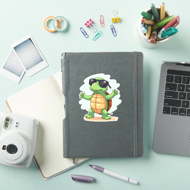 Dabbing Sea Turtle Animal Lover Save The Turtles T (iPad Cover)