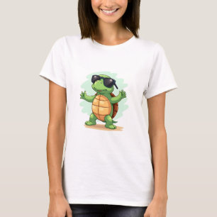Dabbing Sea Turtle Animal Lover Save The Turtles T T-Shirt