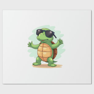 Dabbing Sea Turtle Animal Lover Save The Turtles T Wrapping Paper