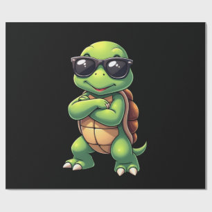 Dabbing Sea Turtle Animal Lover Save The Turtles ( Wrapping Paper