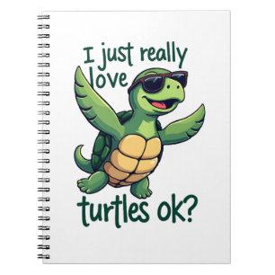 Dabbing Sea Turtle I Just Really Love Turtles Ok_  Notebook