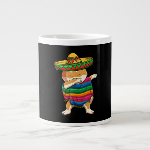 Dabbing shiba inu dog Cute Mexico Dog Present Large Coffee Mug