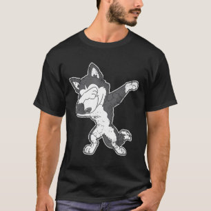 Dabbing Siberian Husky Dog Dab Men Women Kids Gift T-Shirt