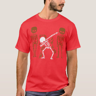 Dabbing Skeleton Dab Dance Halloween 1590 T-Shirt