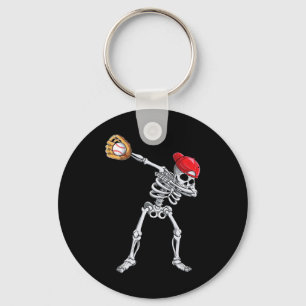 Dabbing Skeleton Sell Halloween Player Catcher Pit Key Ring